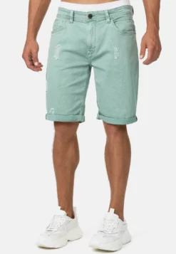 Indicode Jeans Shorts Vaqueros - Granite Green -Indicode Jeans Comercio d757875873fd40378d713f6ffa406f0c scaled