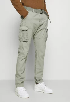 Indicode Jeans William - Pantalones Cargo - Light Grey