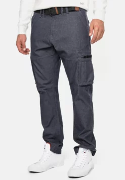 Indicode Jeans Analia - Pantalones Cargo - Navy