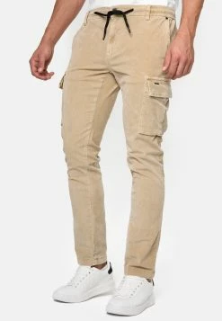 Indicode Jeans Montgomery - Pantalones Cargo - Cornstalk