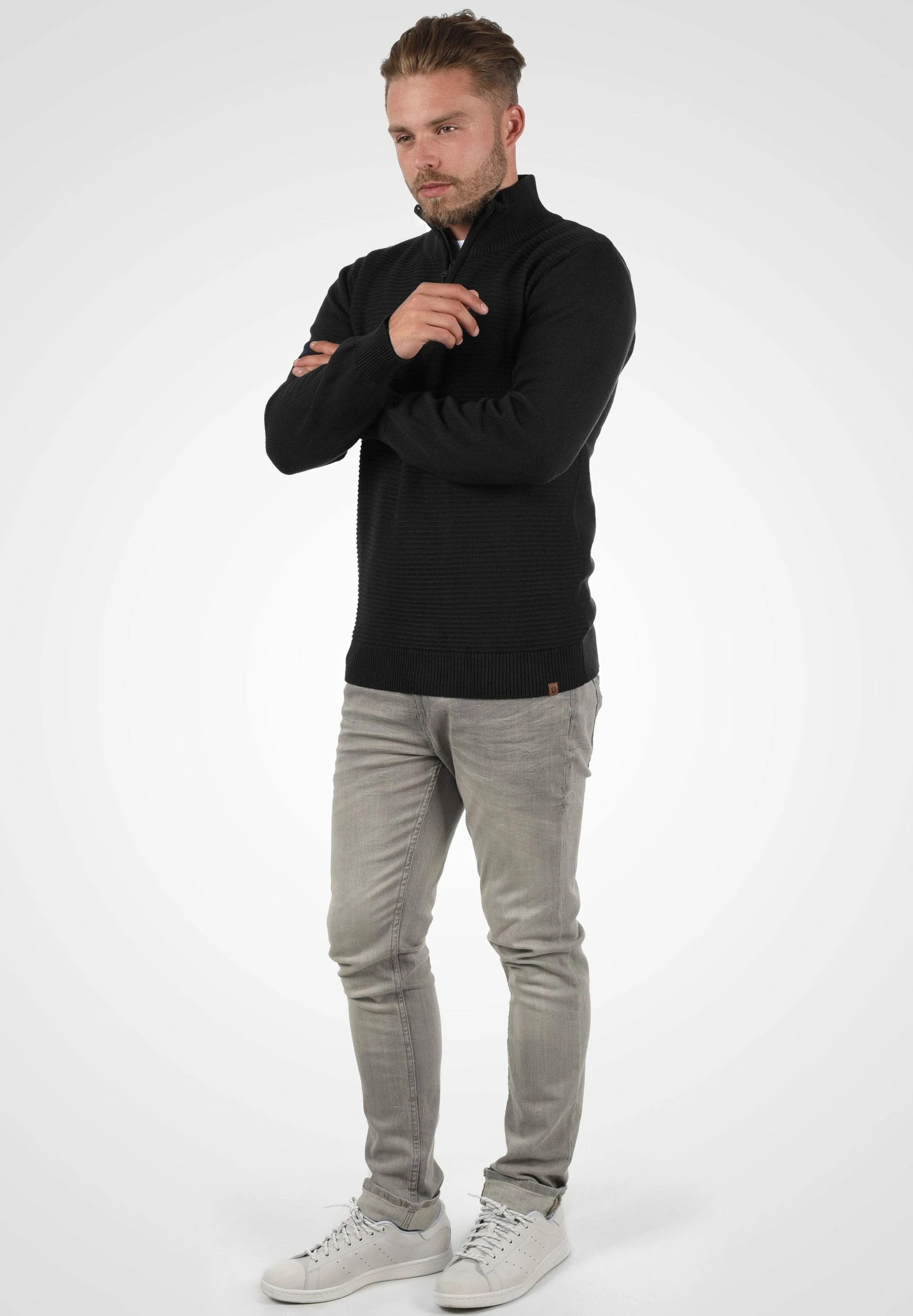 Indicode Jeans Idrichard - Jersey De Punto - Black 2 Indicode Jeans Idrichard - Jersey De Punto - Black - Imagen 2