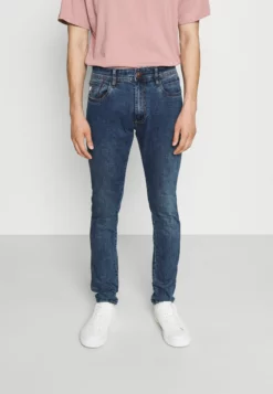 Indicode Jeans Potts - Vaqueros Slim Fit - Rub Bleach