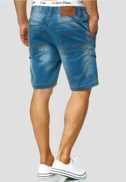 Indicode Jeans Shorts Vaqueros - Blue Wash -Indicode Jeans Comercio fd5fe63a1ca44b138c9f3999b6d436b7